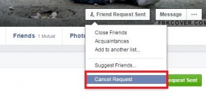 كيفية إلغاء إرسال طلب صداقة على الفيسبوك