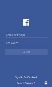 اضغط على Facebook على هاتف Android الخاص بك