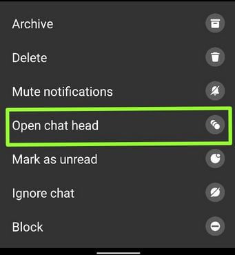 قم بتعطيل Facebook Messenger Chat Heads على هاتف Android