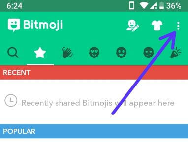 كيفية تغيير نمط Bitmoji الخاص بك في هاتف android