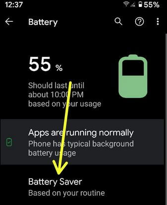 كيفية تشغيل وضع توفير البطارية في Google Pixel و Pixel XL