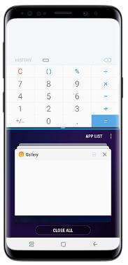 كيفية استخدام زر التطبيق الأخير كوضع النوافذ المتعددة في Galaxy S9